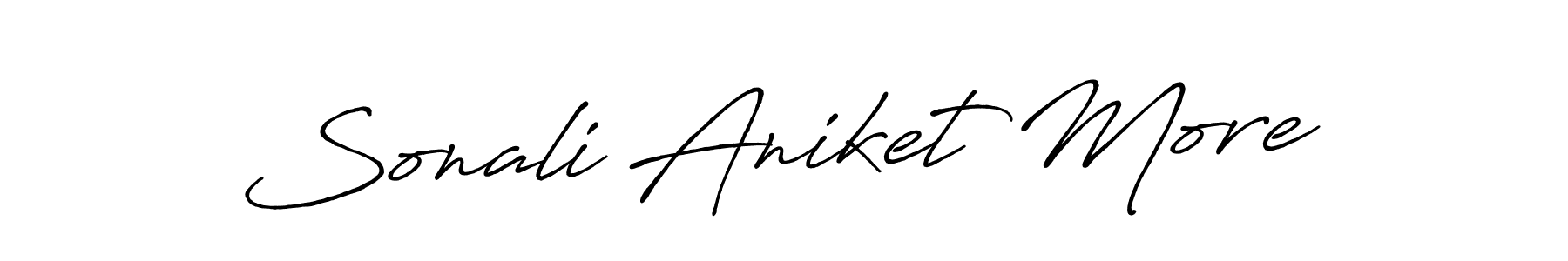 How to Draw Sonali Aniket More signature style? Antro_Vectra_Bolder is a latest design signature styles for name Sonali Aniket More. Sonali Aniket More signature style 7 images and pictures png