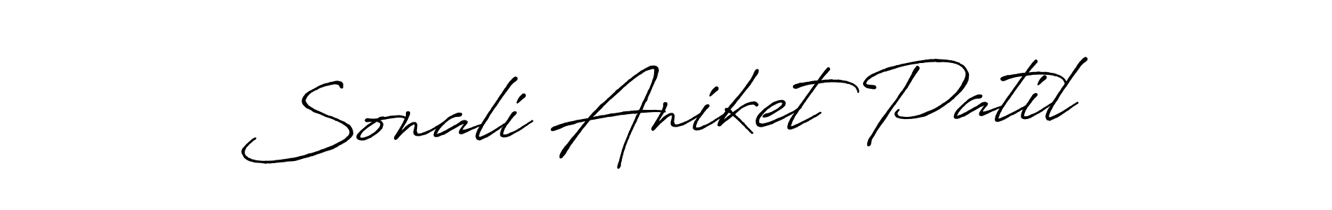 How to make Sonali Aniket Patil signature? Antro_Vectra_Bolder is a professional autograph style. Create handwritten signature for Sonali Aniket Patil name. Sonali Aniket Patil signature style 7 images and pictures png