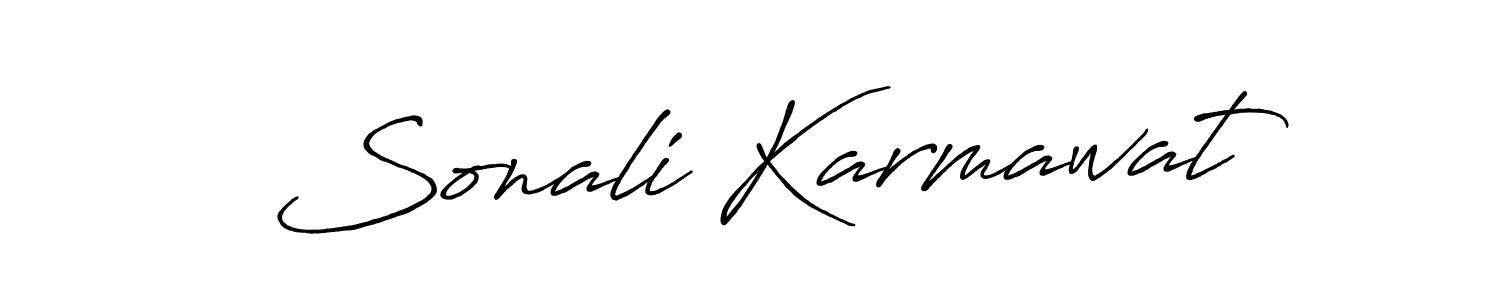 Make a beautiful signature design for name Sonali Karmawat. Use this online signature maker to create a handwritten signature for free. Sonali Karmawat signature style 7 images and pictures png