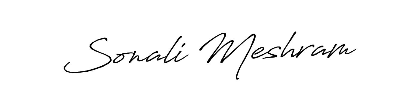 Use a signature maker to create a handwritten signature online. With this signature software, you can design (Antro_Vectra_Bolder) your own signature for name Sonali Meshram. Sonali Meshram signature style 7 images and pictures png