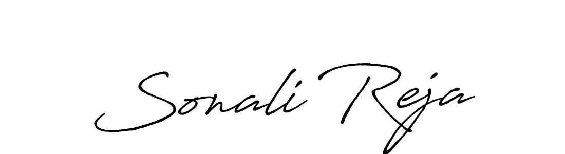 Create a beautiful signature design for name Sonali Reja. With this signature (Antro_Vectra_Bolder) fonts, you can make a handwritten signature for free. Sonali Reja signature style 7 images and pictures png