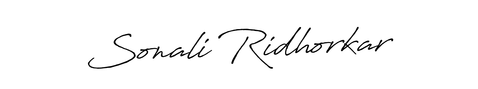 It looks lik you need a new signature style for name Sonali Ridhorkar. Design unique handwritten (Antro_Vectra_Bolder) signature with our free signature maker in just a few clicks. Sonali Ridhorkar signature style 7 images and pictures png