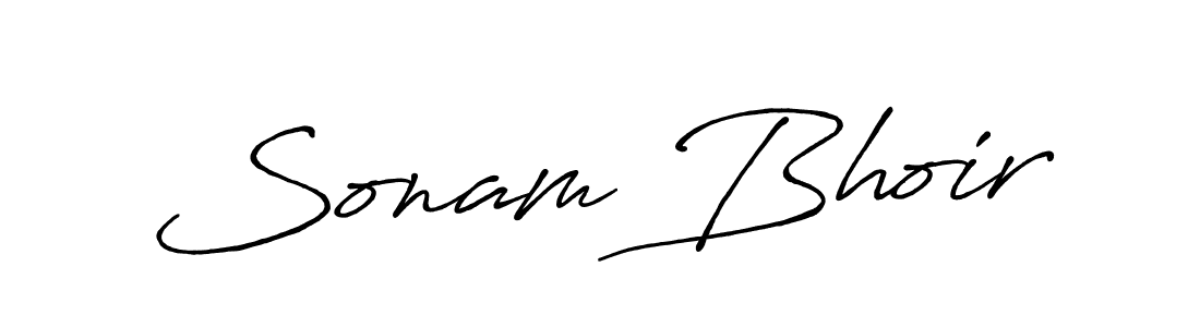Antro_Vectra_Bolder is a professional signature style that is perfect for those who want to add a touch of class to their signature. It is also a great choice for those who want to make their signature more unique. Get Sonam Bhoir name to fancy signature for free. Sonam Bhoir signature style 7 images and pictures png