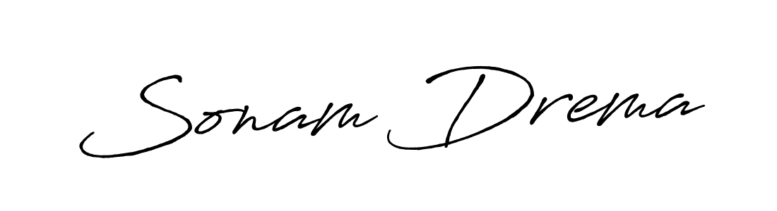 Make a short Sonam Drema signature style. Manage your documents anywhere anytime using Antro_Vectra_Bolder. Create and add eSignatures, submit forms, share and send files easily. Sonam Drema signature style 7 images and pictures png