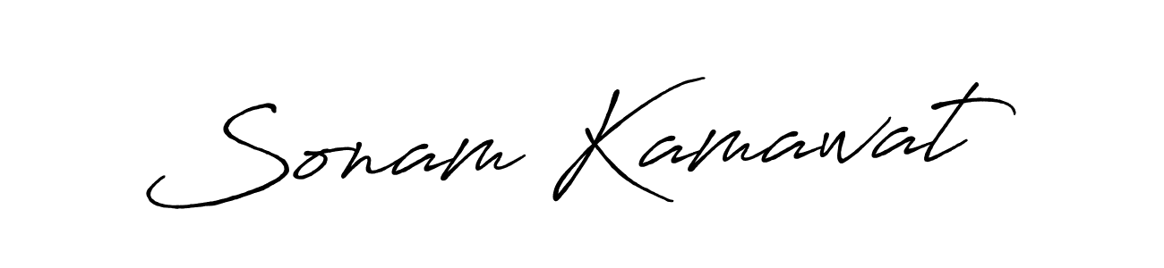 Make a beautiful signature design for name Sonam Kamawat. Use this online signature maker to create a handwritten signature for free. Sonam Kamawat signature style 7 images and pictures png