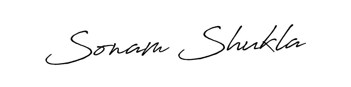 You should practise on your own different ways (Antro_Vectra_Bolder) to write your name (Sonam Shukla) in signature. don't let someone else do it for you. Sonam Shukla signature style 7 images and pictures png