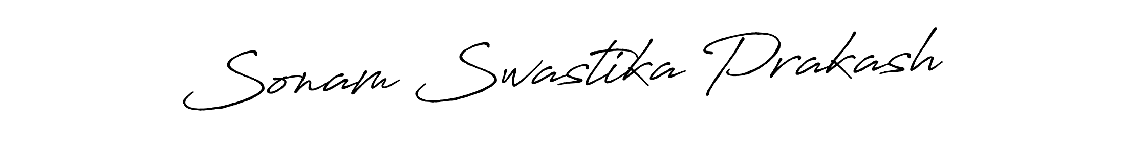 Make a short Sonam Swastika Prakash signature style. Manage your documents anywhere anytime using Antro_Vectra_Bolder. Create and add eSignatures, submit forms, share and send files easily. Sonam Swastika Prakash signature style 7 images and pictures png