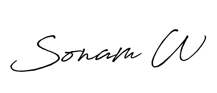 Here are the top 10 professional signature styles for the name Sonam W. These are the best autograph styles you can use for your name. Sonam W signature style 7 images and pictures png