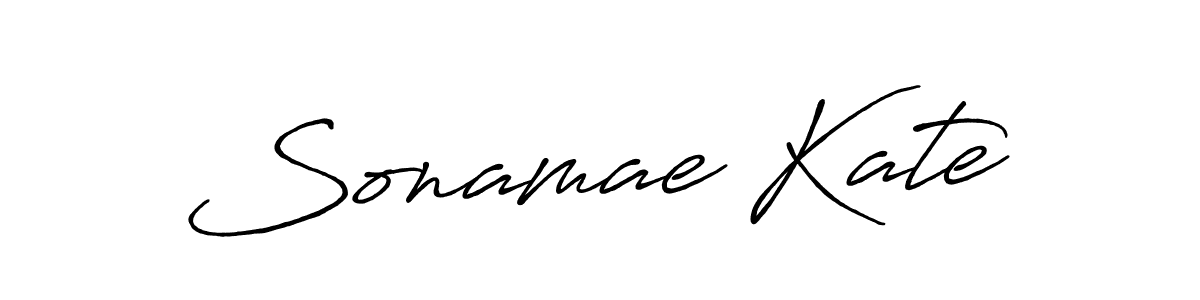 How to make Sonamae Kate signature? Antro_Vectra_Bolder is a professional autograph style. Create handwritten signature for Sonamae Kate name. Sonamae Kate signature style 7 images and pictures png