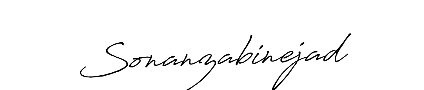 Once you've used our free online signature maker to create your best signature Antro_Vectra_Bolder style, it's time to enjoy all of the benefits that Sonanzabinejad name signing documents. Sonanzabinejad signature style 7 images and pictures png