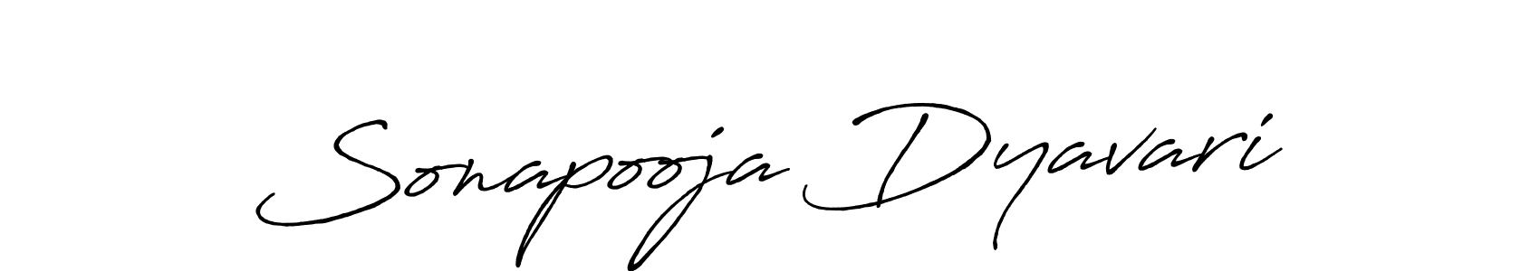 You should practise on your own different ways (Antro_Vectra_Bolder) to write your name (Sonapooja Dyavari) in signature. don't let someone else do it for you. Sonapooja Dyavari signature style 7 images and pictures png