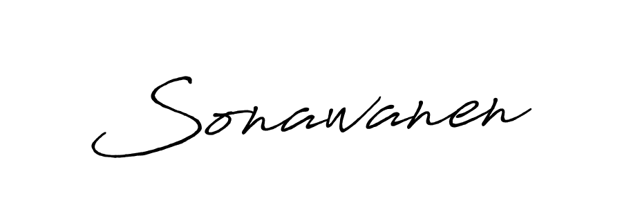 You should practise on your own different ways (Antro_Vectra_Bolder) to write your name (Sonawanen) in signature. don't let someone else do it for you. Sonawanen signature style 7 images and pictures png