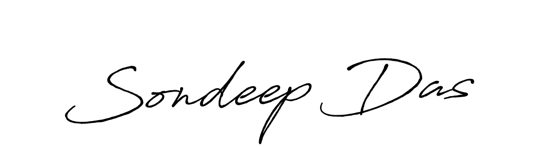 Make a beautiful signature design for name Sondeep Das. With this signature (Antro_Vectra_Bolder) style, you can create a handwritten signature for free. Sondeep Das signature style 7 images and pictures png