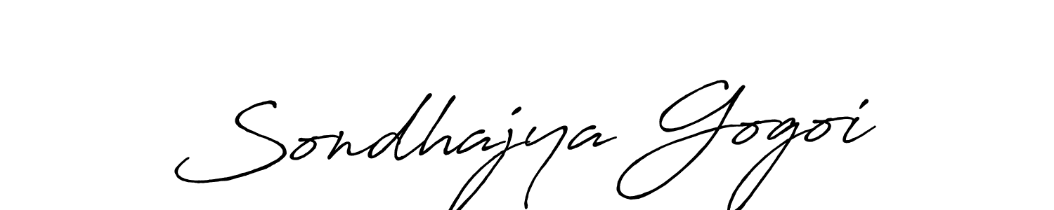 Make a beautiful signature design for name Sondhajya Gogoi. Use this online signature maker to create a handwritten signature for free. Sondhajya Gogoi signature style 7 images and pictures png