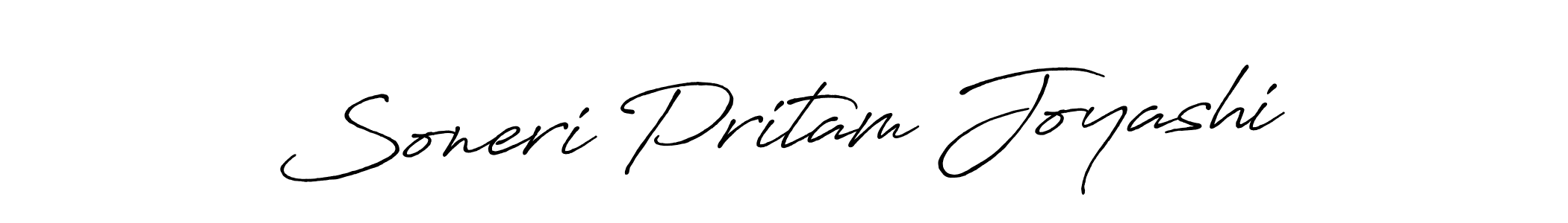 Design your own signature with our free online signature maker. With this signature software, you can create a handwritten (Antro_Vectra_Bolder) signature for name Soneri Pritam Joyashi. Soneri Pritam Joyashi signature style 7 images and pictures png