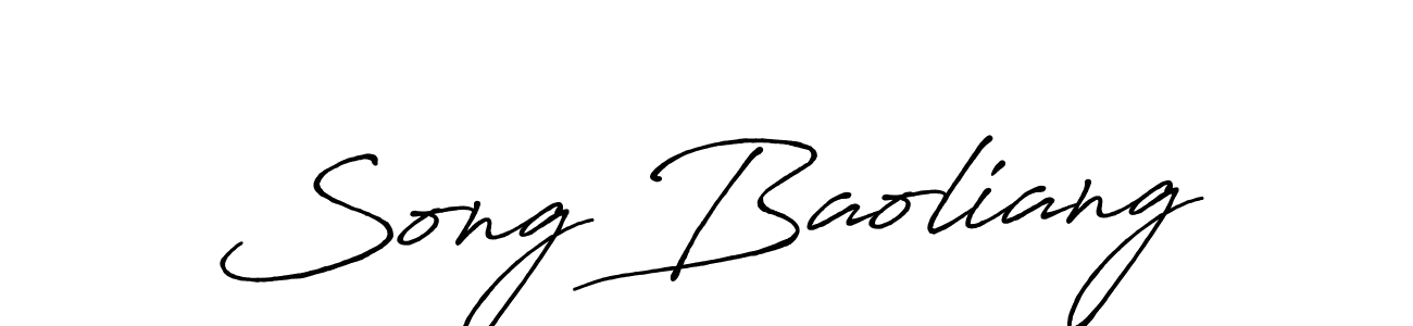It looks lik you need a new signature style for name Song Baoliang. Design unique handwritten (Antro_Vectra_Bolder) signature with our free signature maker in just a few clicks. Song Baoliang signature style 7 images and pictures png