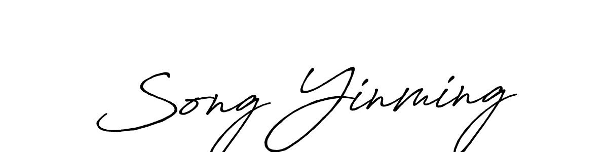 Make a short Song Yinming signature style. Manage your documents anywhere anytime using Antro_Vectra_Bolder. Create and add eSignatures, submit forms, share and send files easily. Song Yinming signature style 7 images and pictures png