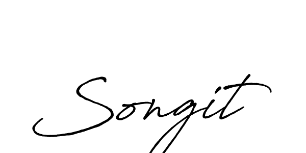 Design your own signature with our free online signature maker. With this signature software, you can create a handwritten (Antro_Vectra_Bolder) signature for name Songit. Songit signature style 7 images and pictures png