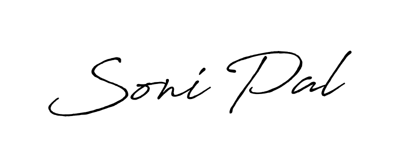 Also You can easily find your signature by using the search form. We will create Soni Pal name handwritten signature images for you free of cost using Antro_Vectra_Bolder sign style. Soni Pal signature style 7 images and pictures png