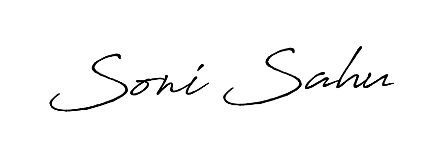 How to Draw Soni Sahu signature style? Antro_Vectra_Bolder is a latest design signature styles for name Soni Sahu. Soni Sahu signature style 7 images and pictures png