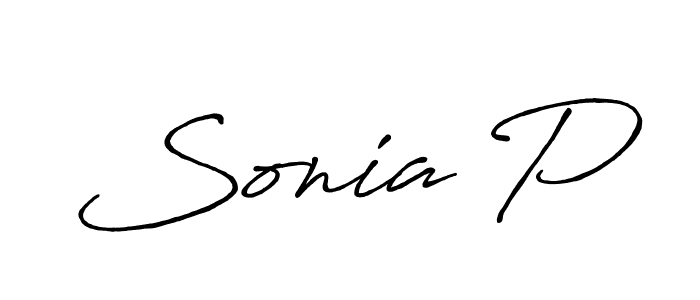 This is the best signature style for the Sonia P name. Also you like these signature font (Antro_Vectra_Bolder). Mix name signature. Sonia P signature style 7 images and pictures png