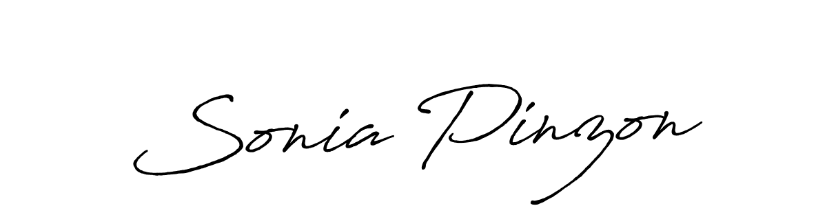 Also we have Sonia Pinzon name is the best signature style. Create professional handwritten signature collection using Antro_Vectra_Bolder autograph style. Sonia Pinzon signature style 7 images and pictures png