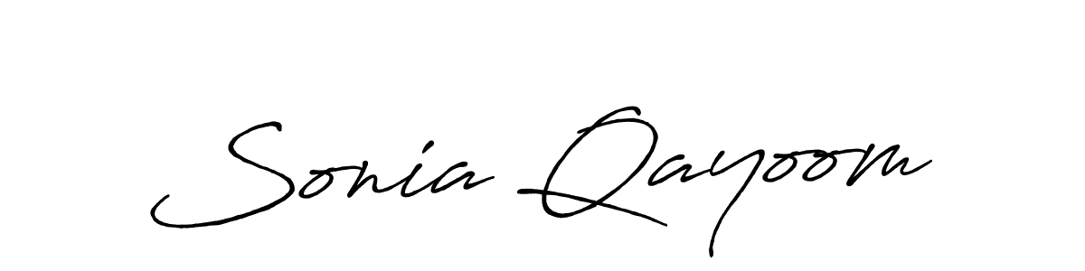 This is the best signature style for the Sonia Qayoom name. Also you like these signature font (Antro_Vectra_Bolder). Mix name signature. Sonia Qayoom signature style 7 images and pictures png