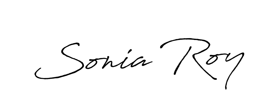 Design your own signature with our free online signature maker. With this signature software, you can create a handwritten (Antro_Vectra_Bolder) signature for name Sonia Roy. Sonia Roy signature style 7 images and pictures png