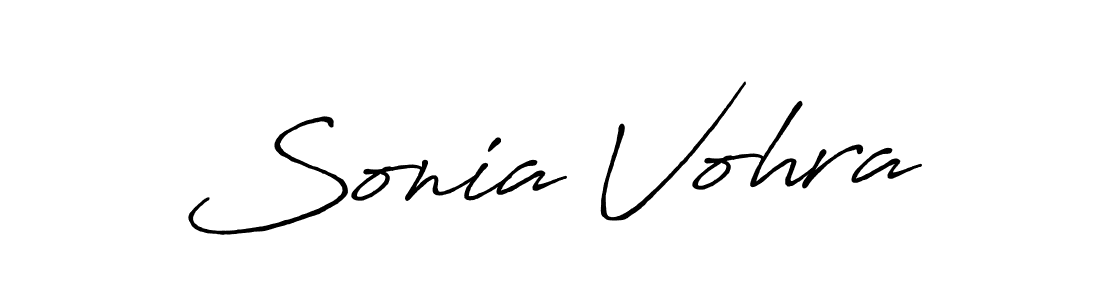 Once you've used our free online signature maker to create your best signature Antro_Vectra_Bolder style, it's time to enjoy all of the benefits that Sonia Vohra name signing documents. Sonia Vohra signature style 7 images and pictures png