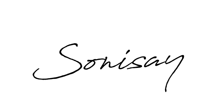 You should practise on your own different ways (Antro_Vectra_Bolder) to write your name (Sonisay) in signature. don't let someone else do it for you. Sonisay signature style 7 images and pictures png