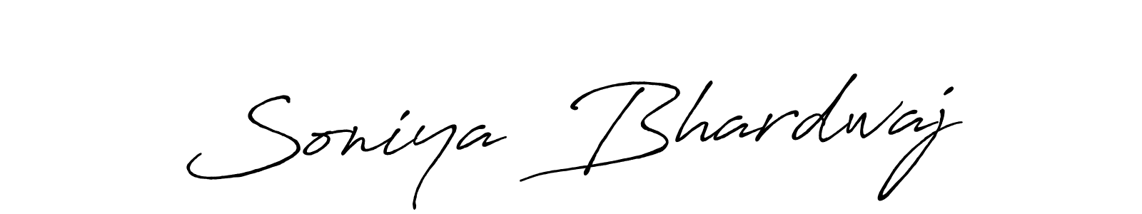 Also we have Soniya  Bhardwaj name is the best signature style. Create professional handwritten signature collection using Antro_Vectra_Bolder autograph style. Soniya  Bhardwaj signature style 7 images and pictures png