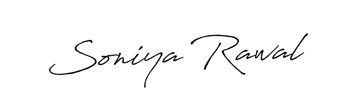 This is the best signature style for the Soniya Rawal name. Also you like these signature font (Antro_Vectra_Bolder). Mix name signature. Soniya Rawal signature style 7 images and pictures png