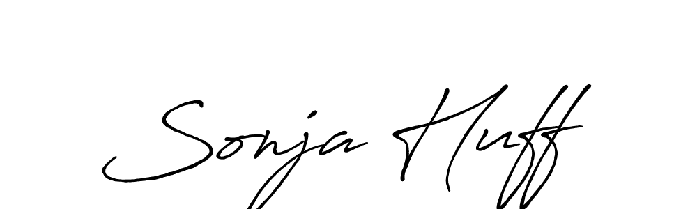 Similarly Antro_Vectra_Bolder is the best handwritten signature design. Signature creator online .You can use it as an online autograph creator for name Sonja Huff. Sonja Huff signature style 7 images and pictures png