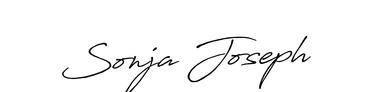 if you are searching for the best signature style for your name Sonja Joseph. so please give up your signature search. here we have designed multiple signature styles  using Antro_Vectra_Bolder. Sonja Joseph signature style 7 images and pictures png
