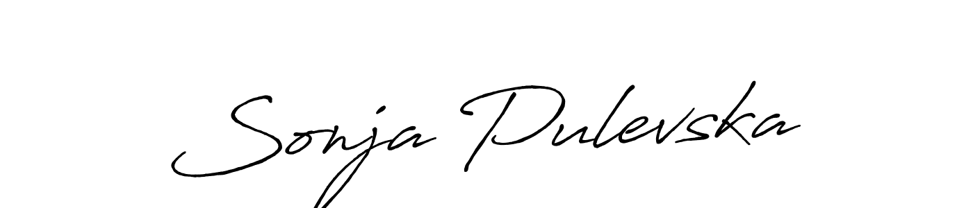 Once you've used our free online signature maker to create your best signature Antro_Vectra_Bolder style, it's time to enjoy all of the benefits that Sonja Pulevska name signing documents. Sonja Pulevska signature style 7 images and pictures png