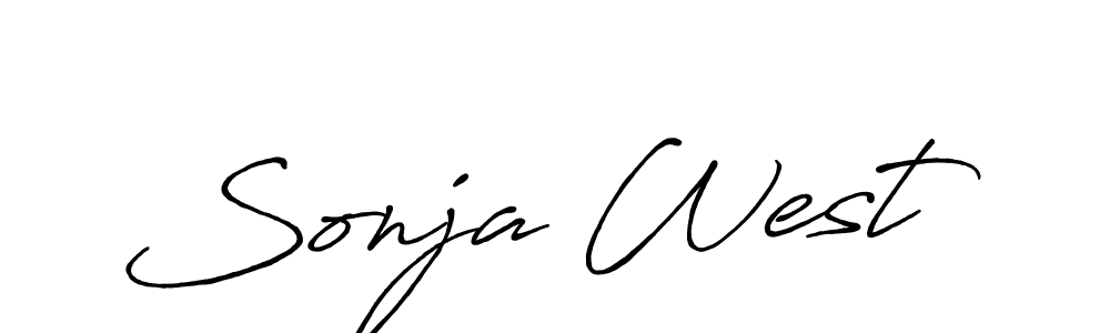 Best and Professional Signature Style for Sonja West. Antro_Vectra_Bolder Best Signature Style Collection. Sonja West signature style 7 images and pictures png