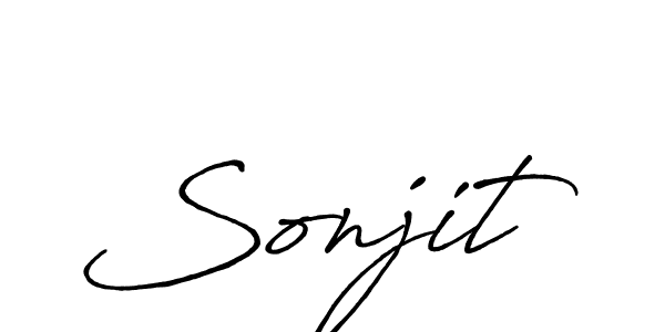 How to Draw Sonjit signature style? Antro_Vectra_Bolder is a latest design signature styles for name Sonjit. Sonjit signature style 7 images and pictures png