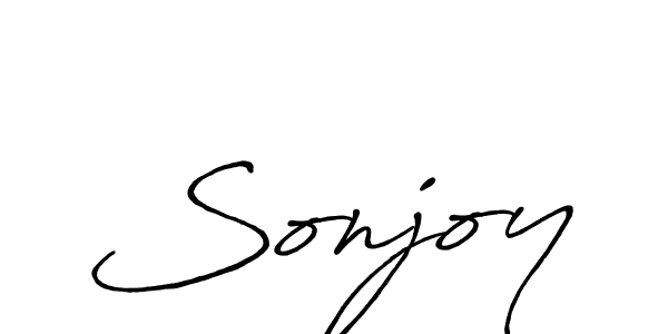 Best and Professional Signature Style for Sonjoy. Antro_Vectra_Bolder Best Signature Style Collection. Sonjoy signature style 7 images and pictures png