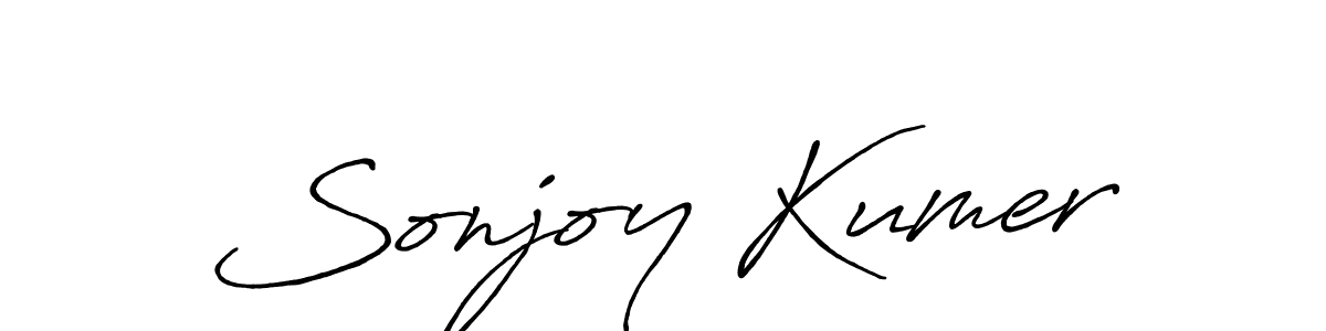 The best way (Antro_Vectra_Bolder) to make a short signature is to pick only two or three words in your name. The name Sonjoy Kumer include a total of six letters. For converting this name. Sonjoy Kumer signature style 7 images and pictures png