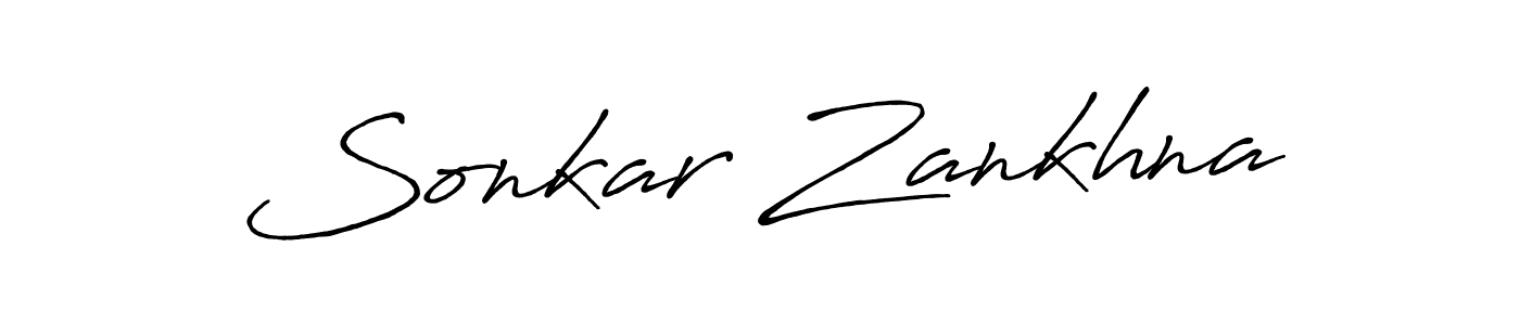 Also You can easily find your signature by using the search form. We will create Sonkar Zankhna name handwritten signature images for you free of cost using Antro_Vectra_Bolder sign style. Sonkar Zankhna signature style 7 images and pictures png