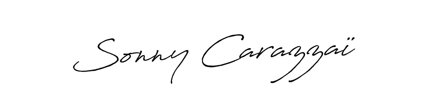 Use a signature maker to create a handwritten signature online. With this signature software, you can design (Antro_Vectra_Bolder) your own signature for name Sonny Carazzaï. Sonny Carazzaï signature style 7 images and pictures png