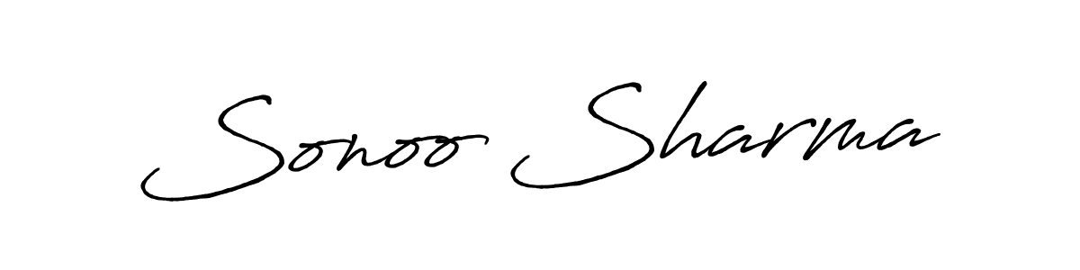 Also we have Sonoo Sharma name is the best signature style. Create professional handwritten signature collection using Antro_Vectra_Bolder autograph style. Sonoo Sharma signature style 7 images and pictures png