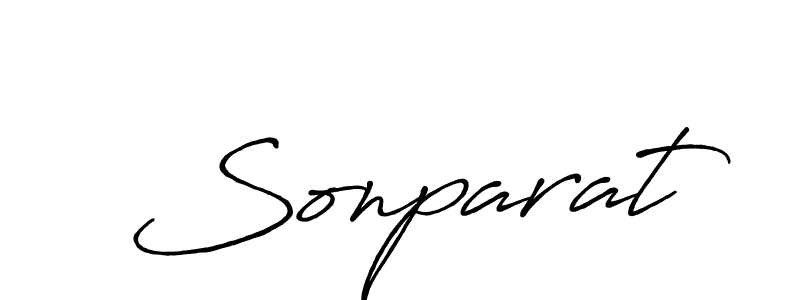 How to make Sonparat name signature. Use Antro_Vectra_Bolder style for creating short signs online. This is the latest handwritten sign. Sonparat signature style 7 images and pictures png