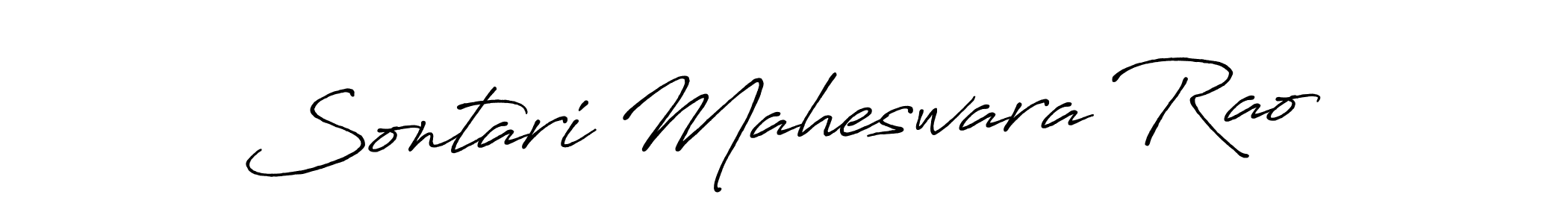 You can use this online signature creator to create a handwritten signature for the name Sontari Maheswara Rao. This is the best online autograph maker. Sontari Maheswara Rao signature style 7 images and pictures png