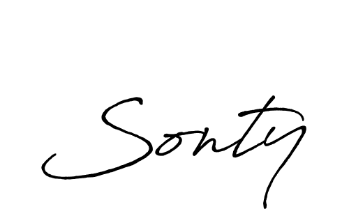 This is the best signature style for the Sonty name. Also you like these signature font (Antro_Vectra_Bolder). Mix name signature. Sonty signature style 7 images and pictures png