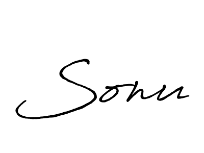 Also we have Sonu name is the best signature style. Create professional handwritten signature collection using Antro_Vectra_Bolder autograph style. Sonu signature style 7 images and pictures png