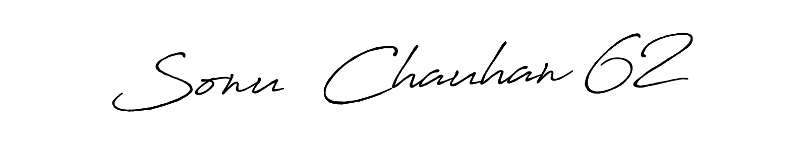 Once you've used our free online signature maker to create your best signature Antro_Vectra_Bolder style, it's time to enjoy all of the benefits that Sonu  Chauhan 62 name signing documents. Sonu  Chauhan 62 signature style 7 images and pictures png