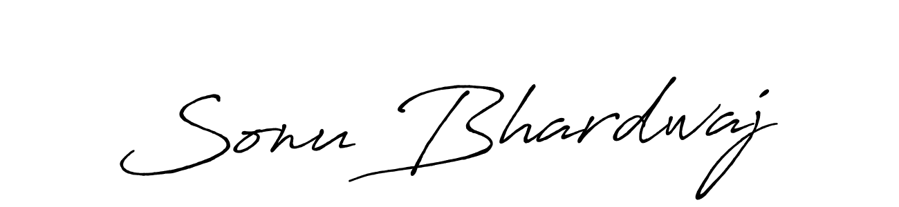 How to Draw Sonu Bhardwaj signature style? Antro_Vectra_Bolder is a latest design signature styles for name Sonu Bhardwaj. Sonu Bhardwaj signature style 7 images and pictures png