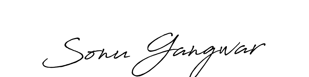 Also You can easily find your signature by using the search form. We will create Sonu Gangwar name handwritten signature images for you free of cost using Antro_Vectra_Bolder sign style. Sonu Gangwar signature style 7 images and pictures png