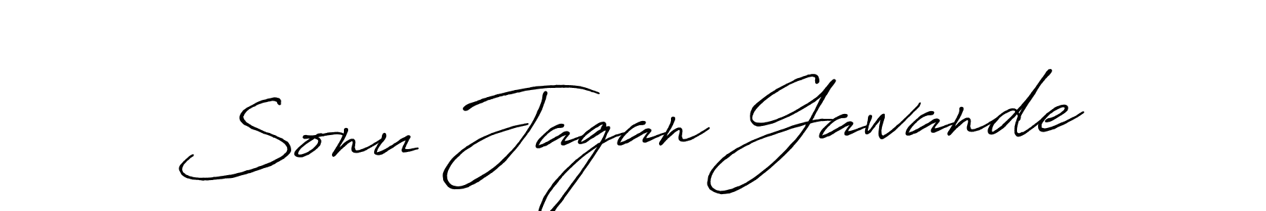 Once you've used our free online signature maker to create your best signature Antro_Vectra_Bolder style, it's time to enjoy all of the benefits that Sonu Jagan Gawande name signing documents. Sonu Jagan Gawande signature style 7 images and pictures png